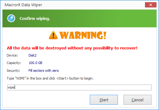 Data Wiper to Wipe yahoo account clean