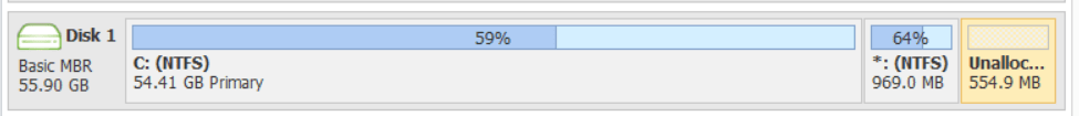 Recovery partition becomes unallocated space