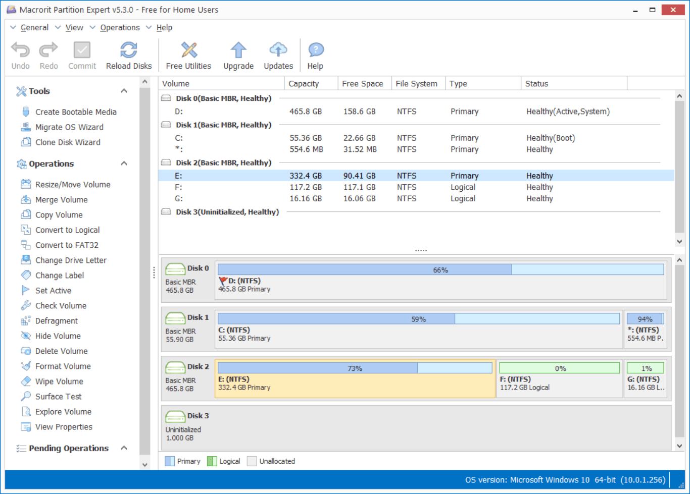 Partition Magic Freeware to manage Disk Partitions