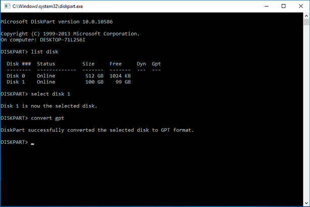 How to use command prompt to manage Windows disks and partitions